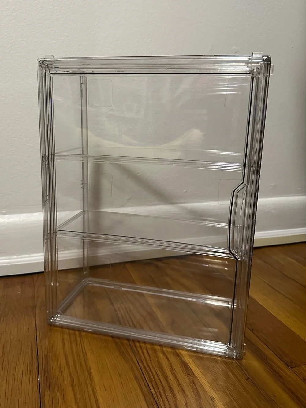Clear Acrylic Wall Storage Shelf - Multi-Tier Organizer